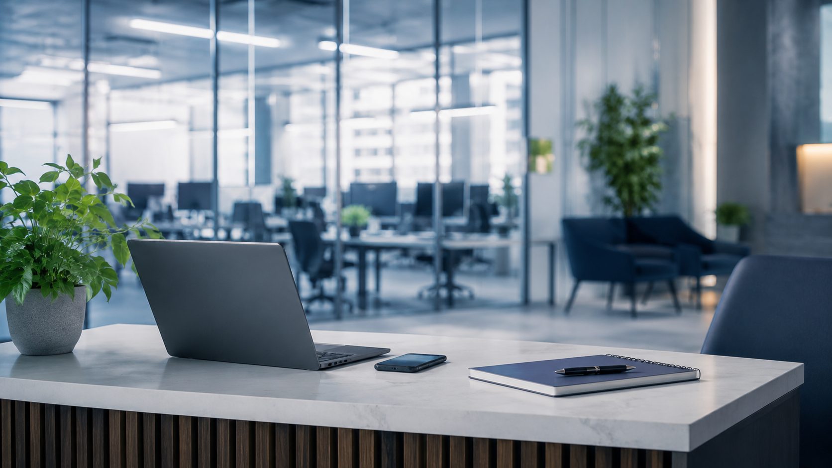 Modern Auxilium office workspace